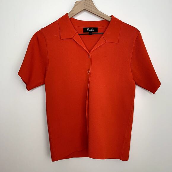 Hanifa Robyn Dress in Flame Red Two Piece Skirt Set Womens XS - Picture 2 of 16